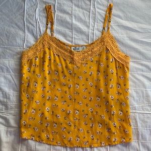 Hollister Floral Tank Top